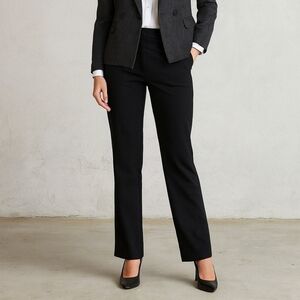 Lee Flex Motion Regular Fit Mid Rise Trousers Pants Black Medium 10